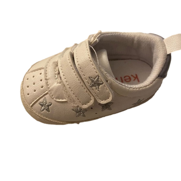 Kensie Baby Girls White Runners Size 2 - Picture 6 of 8